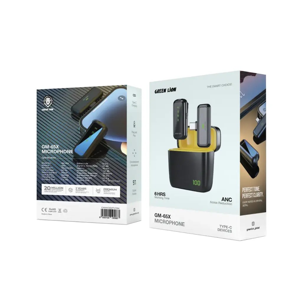 Green Lion SX5 Microphone for Lightning - Black